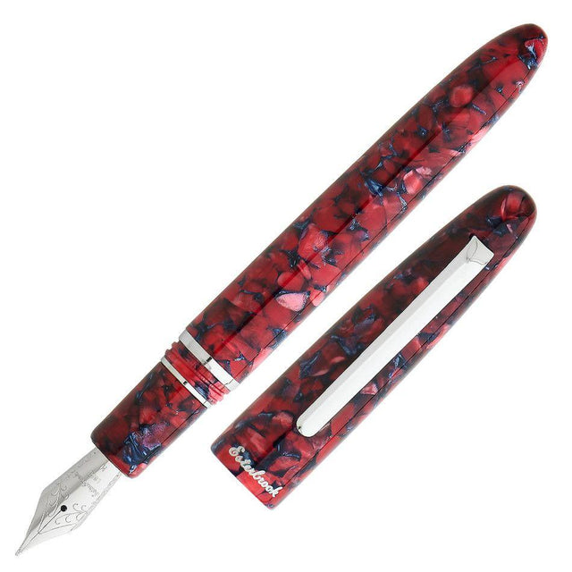 Esterbrook Estie Fountain Pen - Scarlet Red Palladium - Pure Pens