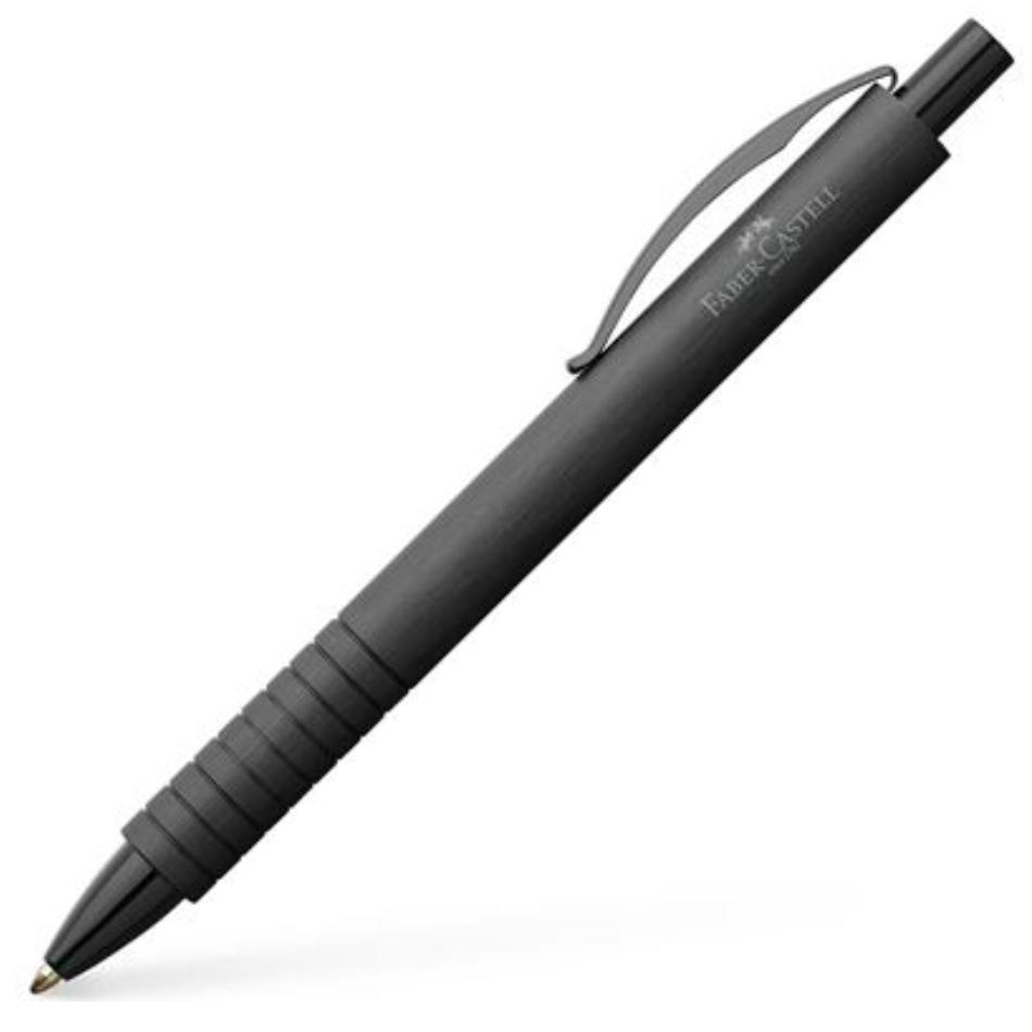 Faber-Castell Essentio Ball Pen - Aluminium Black - Pure Pens