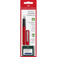 Faber-Castell School Fountain Pen - Red - Pure Pens