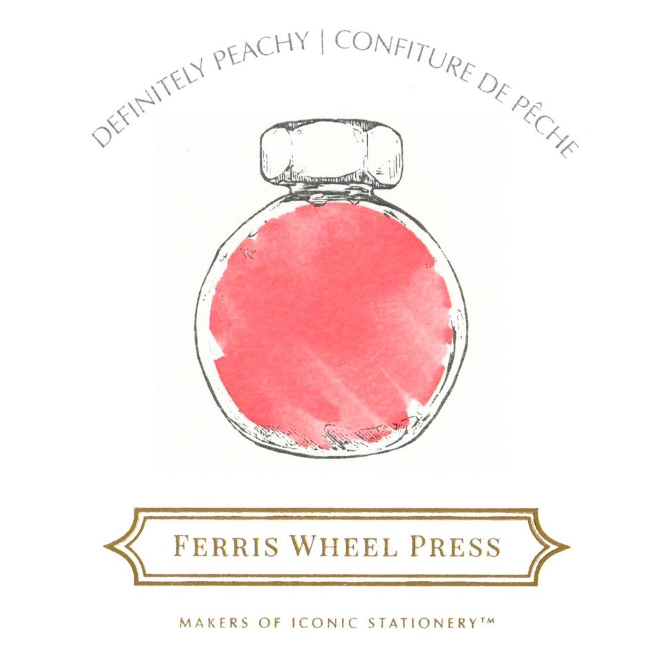 Ferris Wheel Press 38ml Ink - Definitely Peachy - Pure Pens