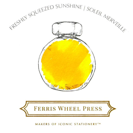 Ferris Wheel Press 38ml Ink - Freshly Squeezed Sunshine - Pure Pens