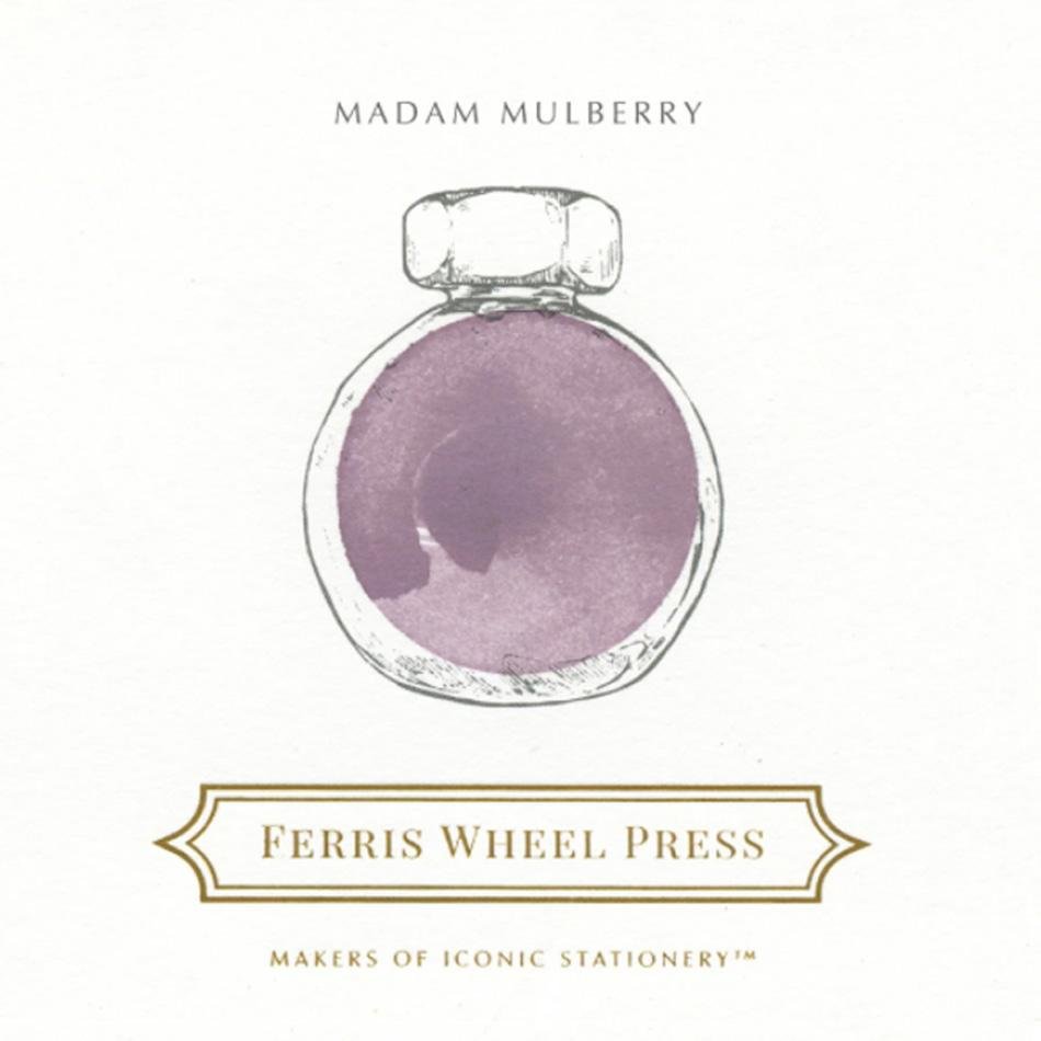 Ferris Wheel Press 85ml Ink - Madam Mulberry - Pure Pens