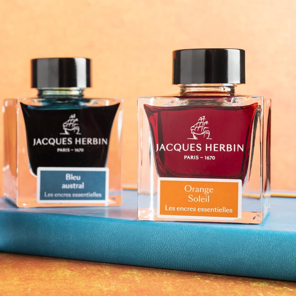 J. Herbin 'Essential' Fountain Pen Ink - Orange Soleil - Pure Pens