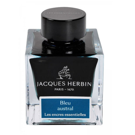 J. Herbin 'Essential Ink' Fountain Pen Ink - 'Bleu Austral' - Pure Pens