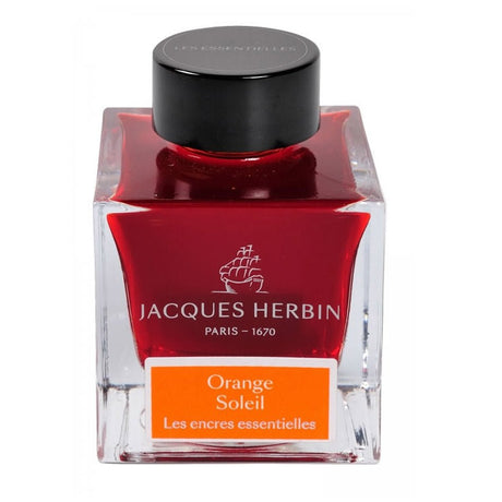 J. Herbin 'Essential Ink' Fountain Pen Ink - 'Orange Soleil' - Pure Pens
