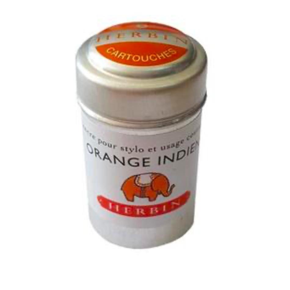 J. Herbin Ink Cartridges - Orange Indien - Pure Pens