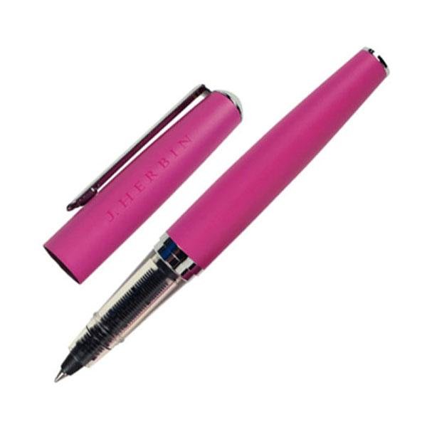 J. Herbin Pink Metal Rollerball - Pure Pens