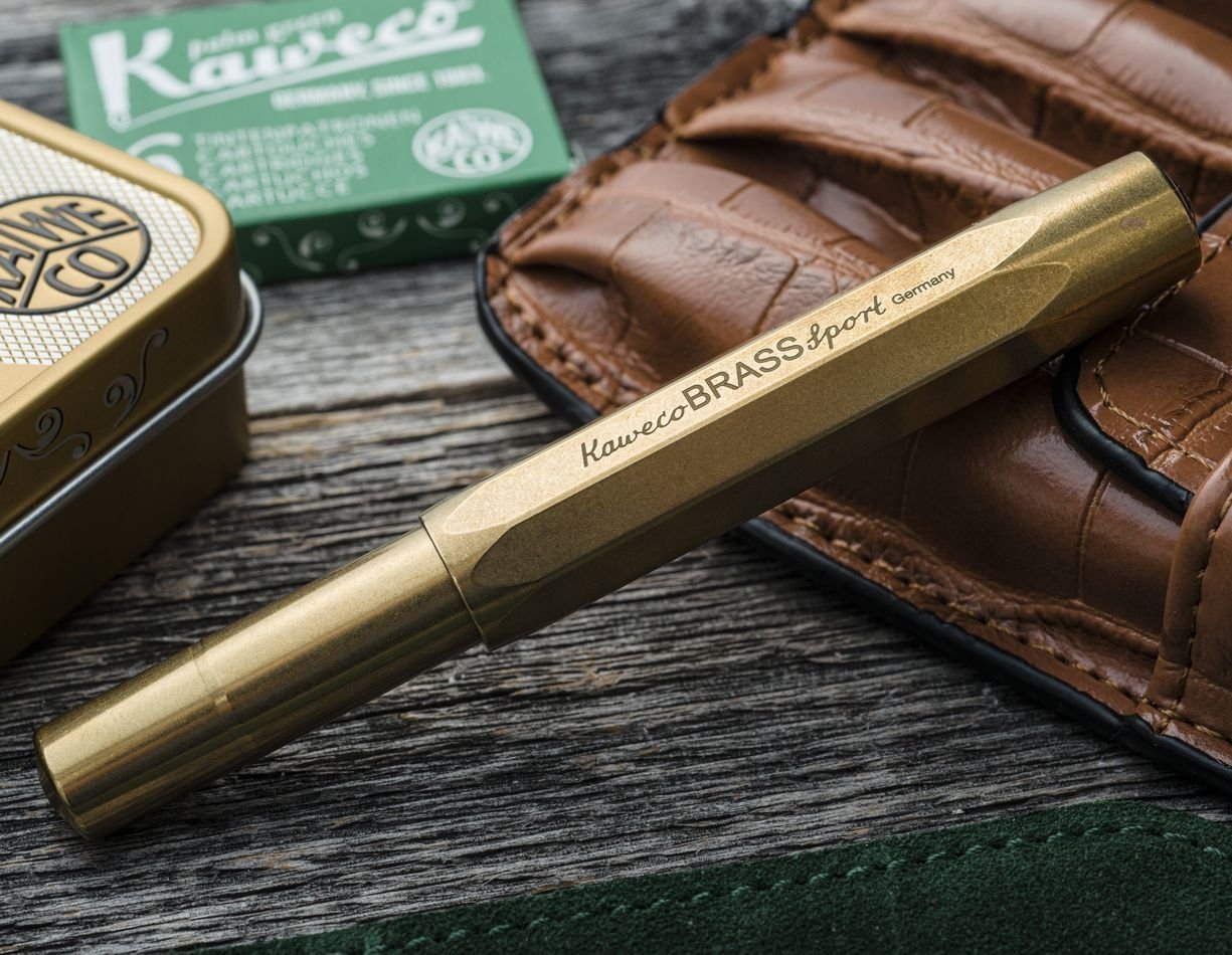Kaweco Brass Sport Fountain Pen - Pure Pens