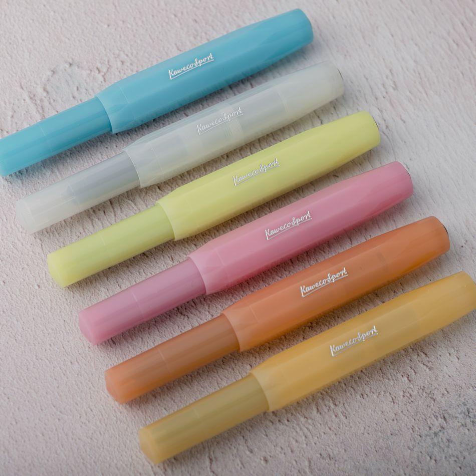 Kaweco Frosted Sport Fountain Pen - Sweet Banana - Pure Pens