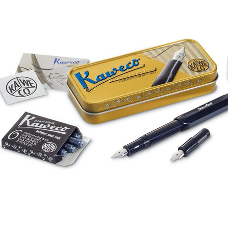 Kaweco Skyline Sport Calligraphy Mini Set - Black - Pure Pens