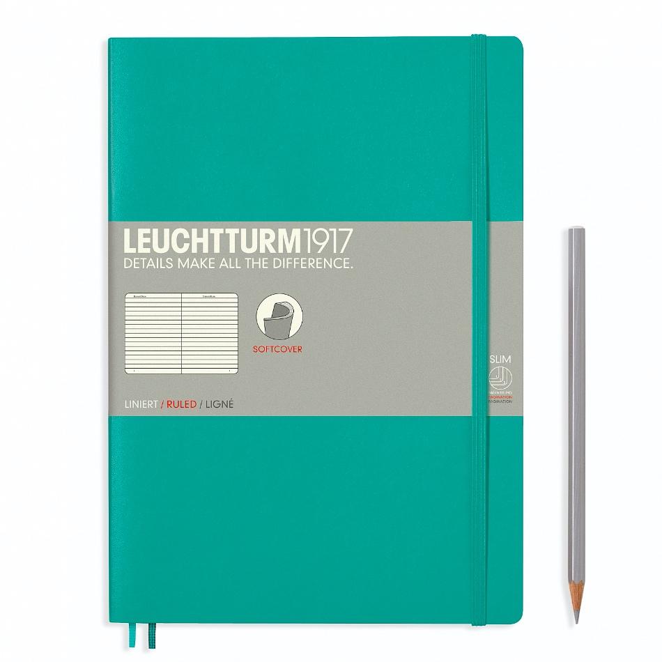 Leuchtturm 1917 Softcover Notebook - Emerald - Pure Pens