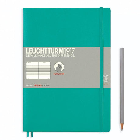 Leuchtturm 1917 Softcover Notebook - Emerald - Pure Pens