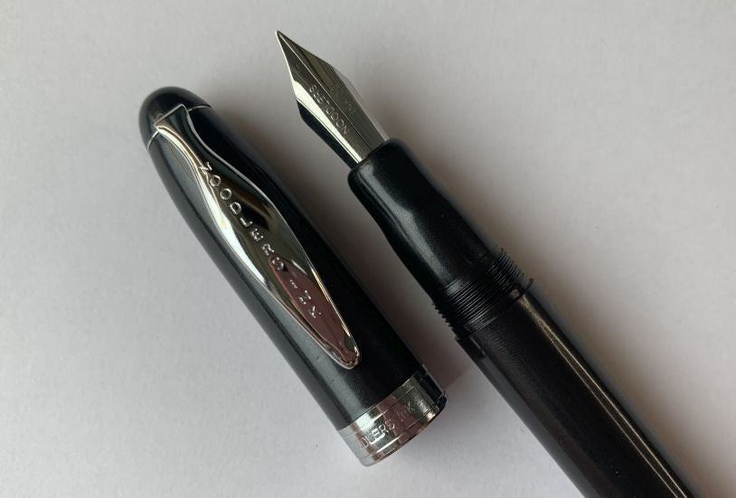 Noodler's Ahab Flex Fountain Pen - Black Pearl - Pure Pens