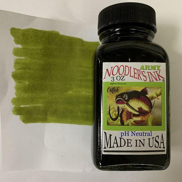 Noodler's Army Green Ink - Pure Pens