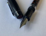 Noodler's Dixie #10 Piston Fill Fountain Pen - Red Rebellion - Pure Pens