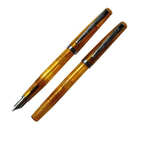 Noodler's Nib Creaper Piston Fountain Pen - Carniolan Honey Demonstrator - Pure Pens
