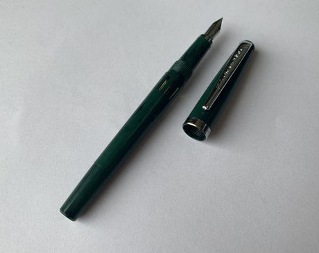 Noodler's Nib Creaper Piston Fountain Pen - Green Mountain - Pure Pens