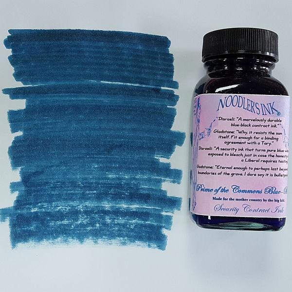 Noodler's Prime of the Commons Blue/Black Bulletproof Ink - Pure Pens