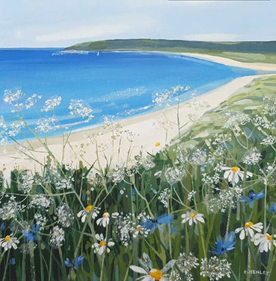 Oxwich Bay Greeting Card - Pure Pens