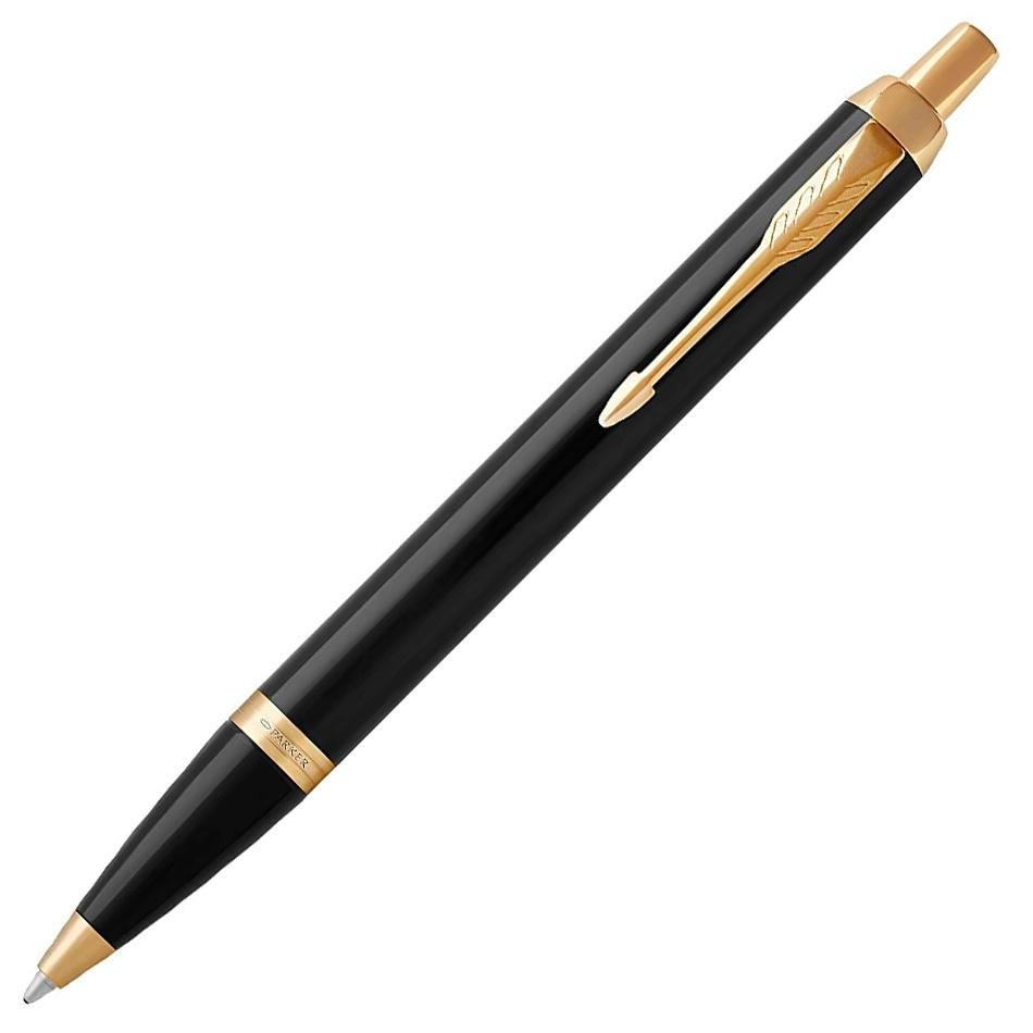 Parker IM Ball Pen - Black with Gold Trim - Pure Pens