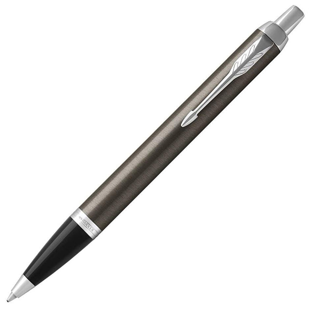 Parker IM Ball Pen - Dark Espresso with Chrome Trim - Pure Pens