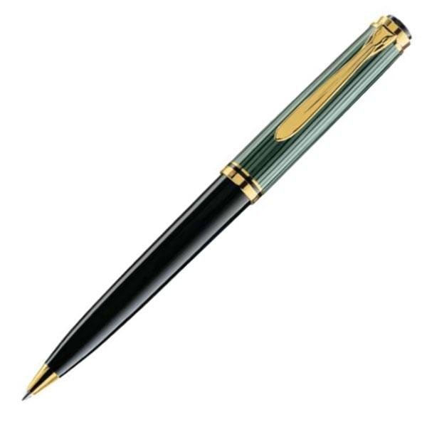 Pelikan K800 Ballpen - Green with Gold Trim - Pure Pens