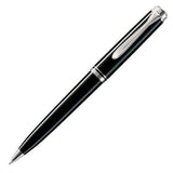 Pelikan K805 Ballpen - Black with Silver Trim - Pure Pens