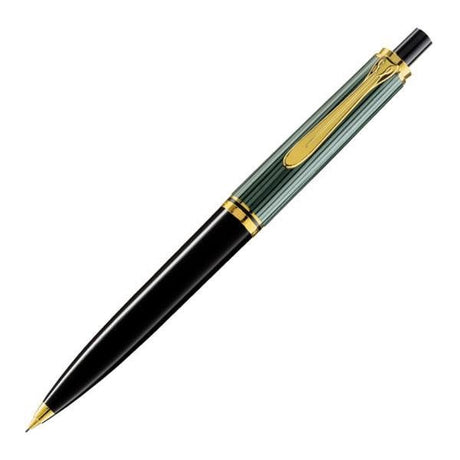 Pelikan Souveran D400 Mechanical Pencil - Green with Gold Trim - Pure Pens