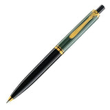 Pelikan Souveran K400 Ballpoint Pen - Green with Gold Trim - Pure Pens