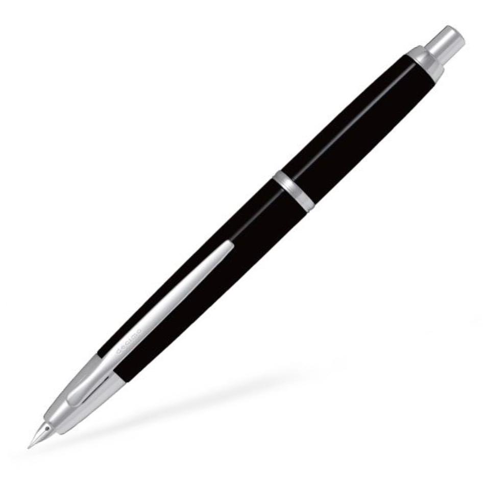 Pilot Capless Decimo Fountain Pen - Black - Pure Pens