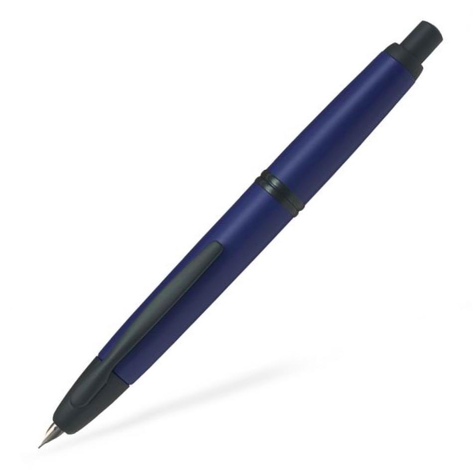 Pilot Capless Fountain Pen - Blue with Black Trim - Pure Pens