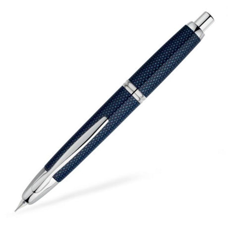 Pilot Capless Fountain Pen - Carbonesque Blue - Pure Pens