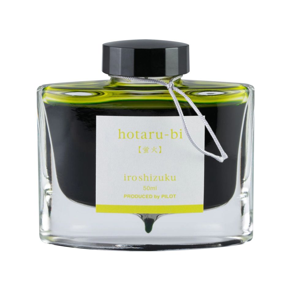 Pilot Iroshizuku Fountain Pen Ink Hotaru Bi (Light Green) Pure Pens