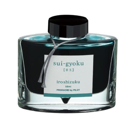 Pilot Iroshizuku Fountain Pen Ink - Sui-gyoku (Emerald Green) - Pure Pens