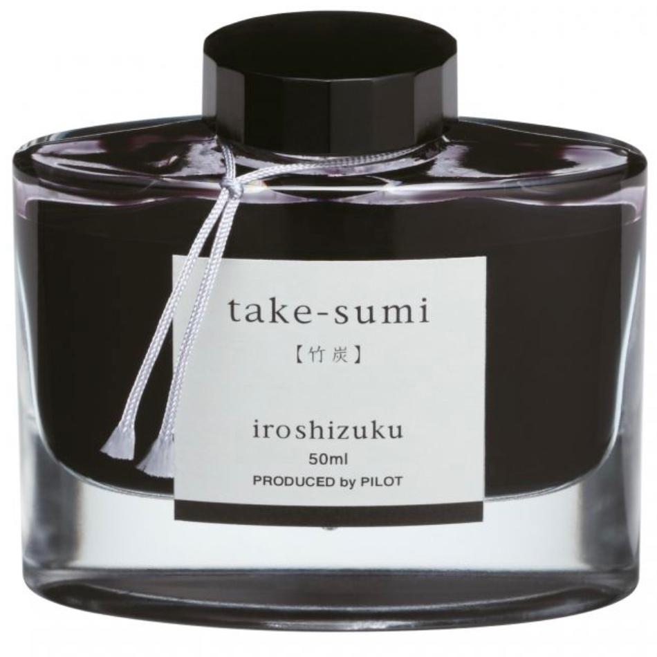 Pilot Iroshizuku Fountain Pen Ink - Take-Sumi (Bamboo Charcoal) - Pure Pens