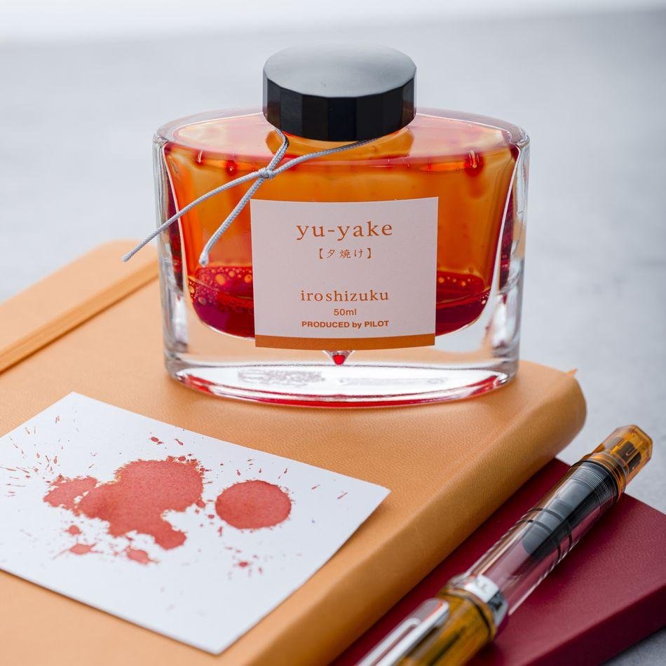 Pilot Iroshizuku Fountain Pen Ink Yu-Yake (Sunset) Pure Pens