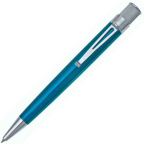 Retro 51 Tornado Classic Rollerball Pen - Peacock Blue - Pure Pens
