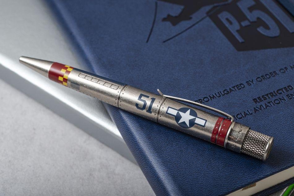 Retro 51 Tornado Vintage Metalsmith Ballpoint Pen - P-51 Mustang - Pure Pens