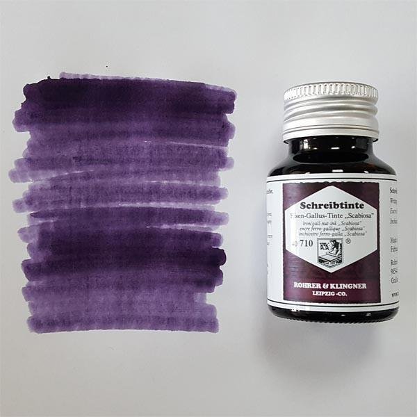 Rohrer & Klingner Fountain Pen Ink - Scabiosa No. 710 - Pure Pens