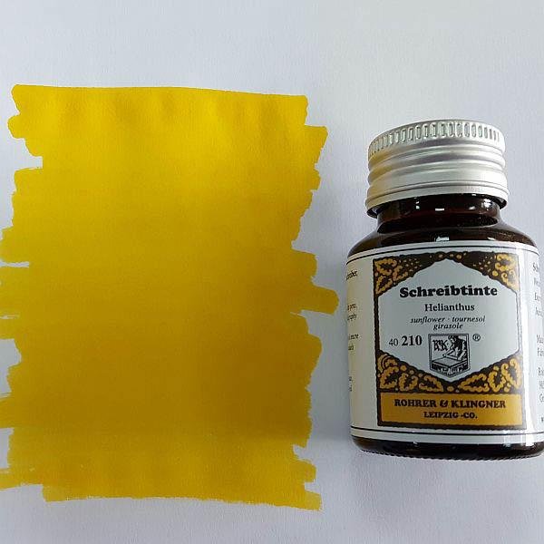 Rohrer & Klingner Fountain Pen Ink - Sunflower No. 210 - Pure Pens