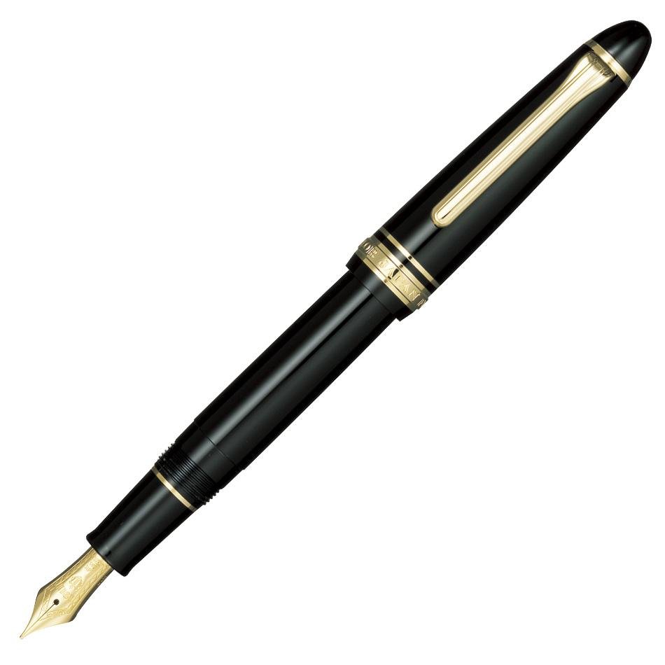 Sailor 1911 Standard Fountain Pen - Black Gold - Pure Pens