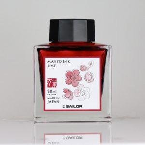 Sailor Manyo Bottled Ink - Ume - Pure Pens