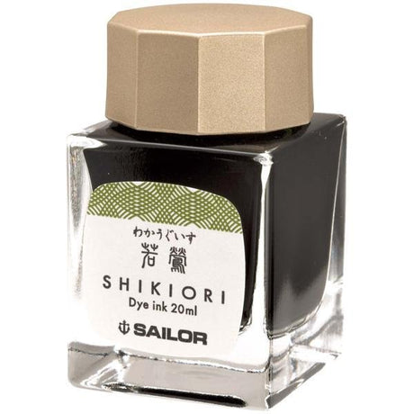 Sailor Shikiori Dye Ink - WakaUguisu - 20ml - Pure Pens