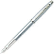 Sheaffer 100 Fountain Pen - Brushed Steel - Pure Pens