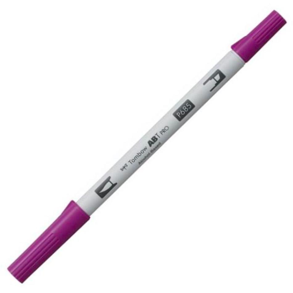 Tombow ABT Pro Brush Pen - 685 Deep Magenta - Pure Pens