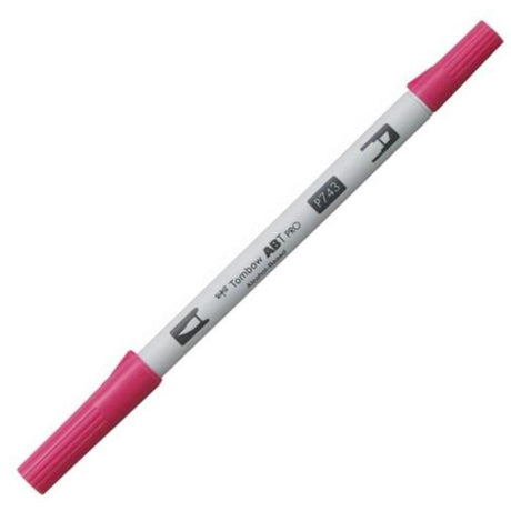 Tombow ABT Pro Brush Pen - 743 Hot Pink - Pure Pens
