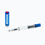 TWSBI Eco vulpen, transparant, met zuigervulling, stalen veer M, 139 mm TWSBI Eco vulpen, transparant, met zuigervulling, stalen veer M, 139 mm