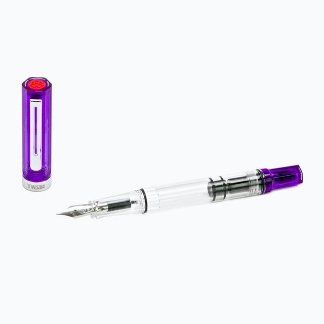 TWSBI Eco Fountain Pen - Purple Transparent - Pure Pens