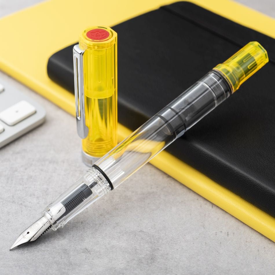 TWSBI Eco Fountain Pen - Yellow Transparent - Pure Pens
