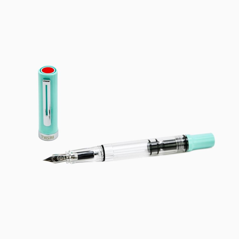 TWSBI Eco-T Fountain Pen - Mint Blue - Pure Pens